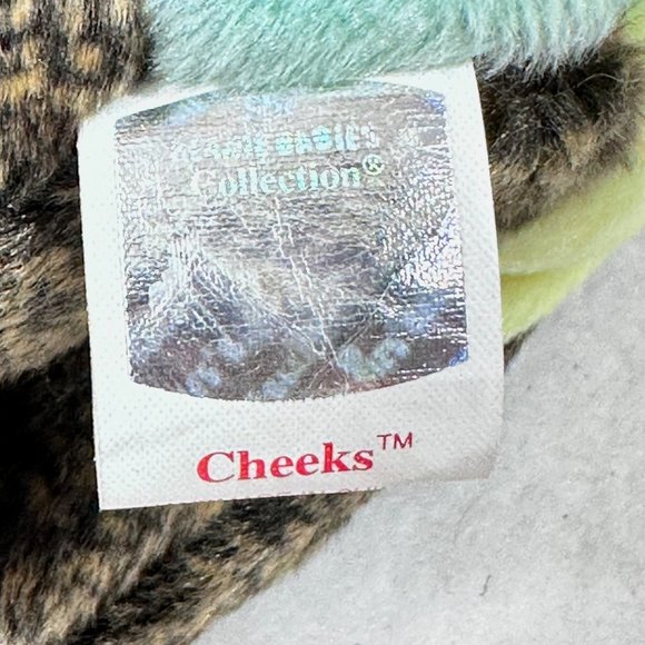 Ty Cheeks Vtg. 1999 Original Beanie Baby - Mandrill Monkey w/All Tags - Picture 9 of 10